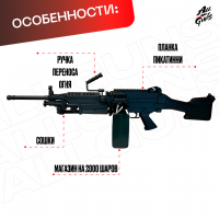 Орбибольный пулемет М 249